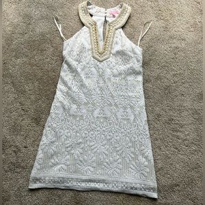 Lilly Pulitzer White Lace Shift Dress